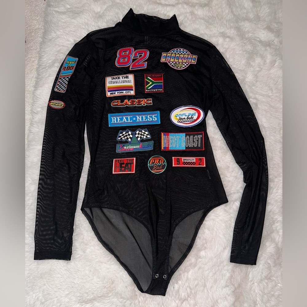 FOREVER 21 RACER BODYSUIT